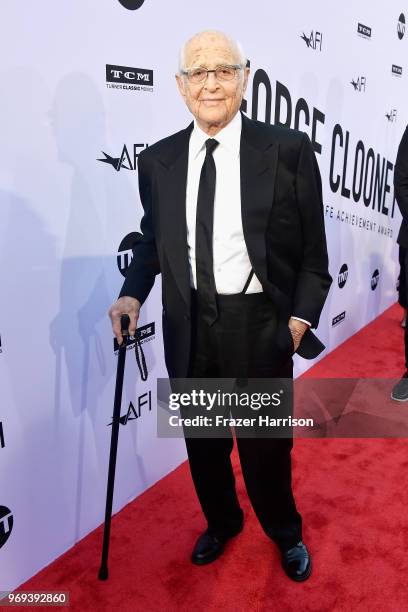 Norman Lear attends the American Film Institute's 46th Life Achievement Award Gala Tribute to George Clooney at Dolby Theatre on June 7, 2018 in...