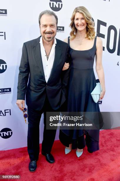 Edward Zwick and Laura Dern attend the American Film Institute's 46th Life Achievement Award Gala Tribute to George Clooney at Dolby Theatre on June...