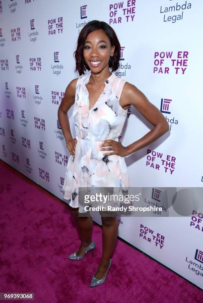 Actress Charmaine Bingwa attends the Lambda Legal 2018 West Coast Liberty Awards at the SLS Hotel on June 7, 2018 in Beverly Hills, California.