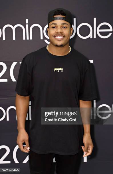 Bloomingdale's and 2IST welcome New York Giants wide receiver Sterling Shepard on June 7, 2018 in New York City.