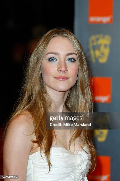 Saoirse Ronan attends The Orange British Academy Film Awards 2010 at The Royal Opera House on February 21, 2010 in London, England.