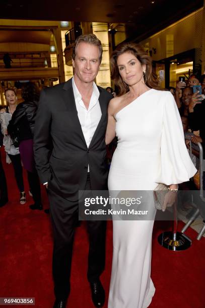 Rande Gerber and Cindy Crawford attend the American Film Institute's 46th Life Achievement Award Gala Tribute to George Clooney at Dolby Theatre on...