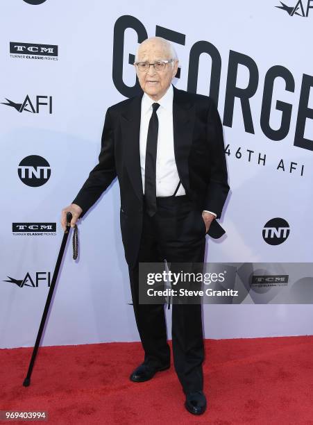 Norman Lear attends the American Film Institute's 46th Life Achievement Award Gala Tribute to George Clooney at Dolby Theatre on June 7, 2018 in...