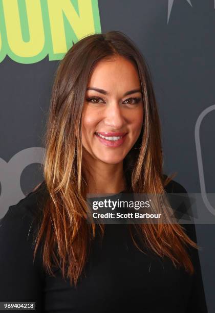 Tasya Teles poses during a photo call ahead of Oz Comic Con on June 8, 2018 in Melbourne, Australia.