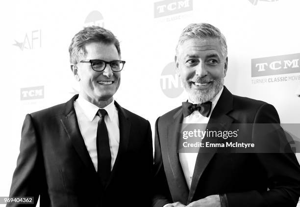 President of TNT and TBS and Chief Creative Officer of Turner Entertainment Kevin Reilly and 46th AFI Life Achievement Award Recipient George Clooney...