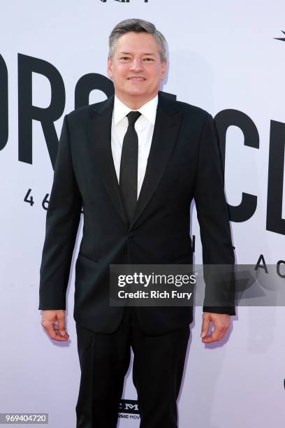 Ted Sarandos attends the American Film Institute's 46th Life Achievement Award Gala Tribute to George Clooney at Dolby Theatre on June 7, 2018 in...