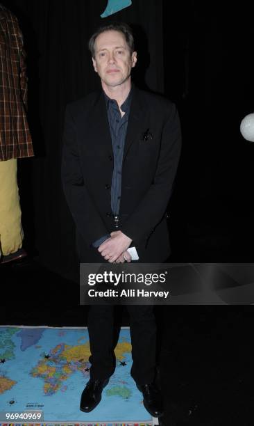 Steve Buscemi attends the opening of Tom Murrin's ''The Talking Show'' at P.S. 122 on February 21, 2010 in New York City.