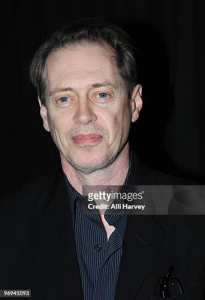 Steve Buscemi attends the opening of Tom Murrin's ''The Talking Show'' at P.S. 122 on February 21, 2010 in New York City.