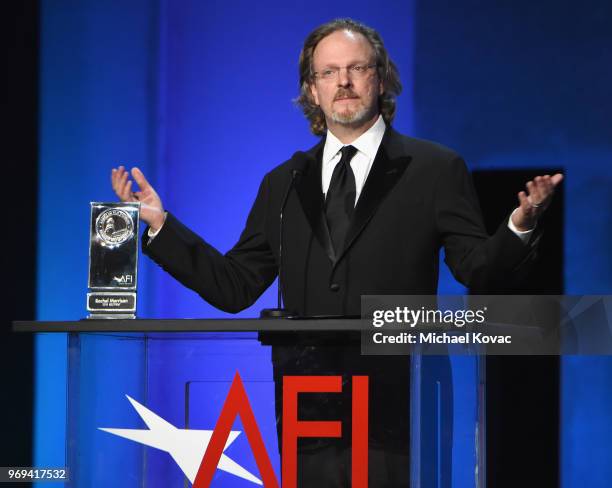President & CEO Bob Gazzale speaks onstage during the American Film Institute's 46th Life Achievement Award Gala Tribute to George Clooney at Dolby...