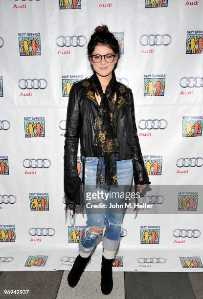 Actress Shenae Grimes attends the Best Buddies International's "Bowling For Buddies" Benefit presented by Audi at Lucky Strike Lanes at L.A. Live on...