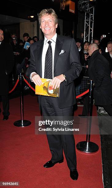 Cilla Black and Nigel Lythgoe attends Orange British Academy Awards After Party held at The Grosvenor House Hotel on February 21, 2010 in London,...