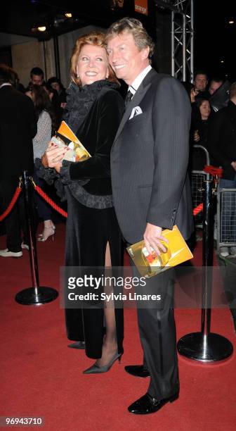 Cilla Black and Nigel Lythgoe attends Orange British Academy Awards After Party held at The Grosvenor House Hotel on February 21, 2010 in London,...