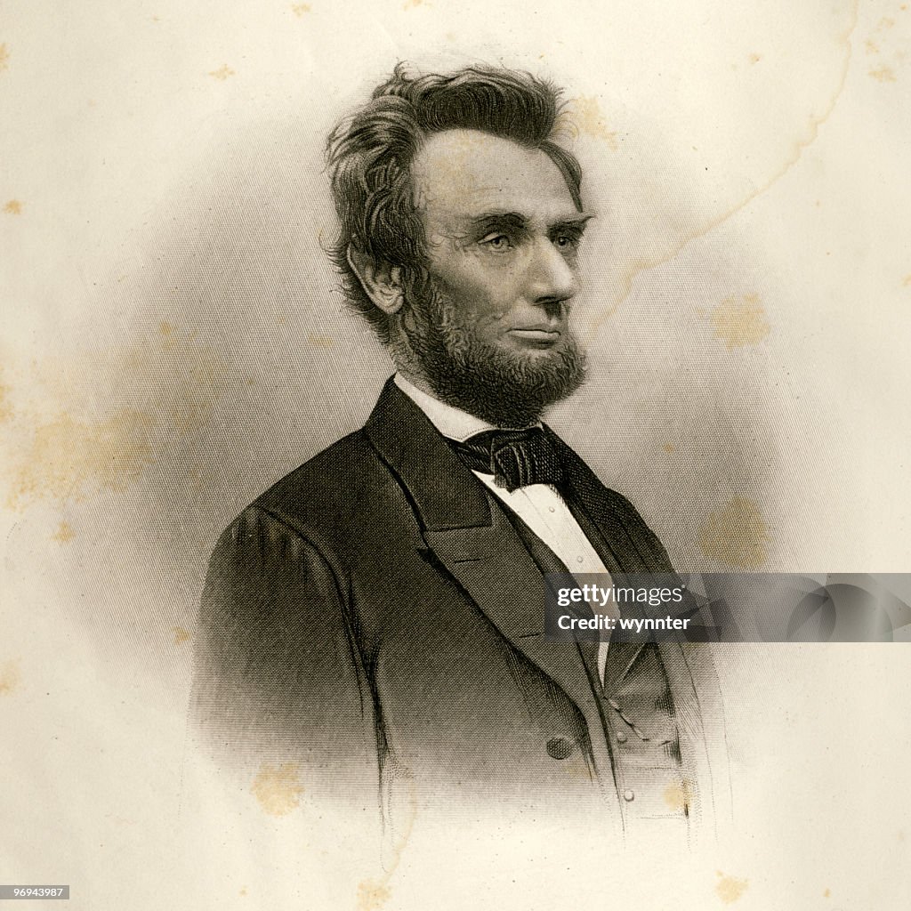 Portrait of Abraham Lincoln in 1865