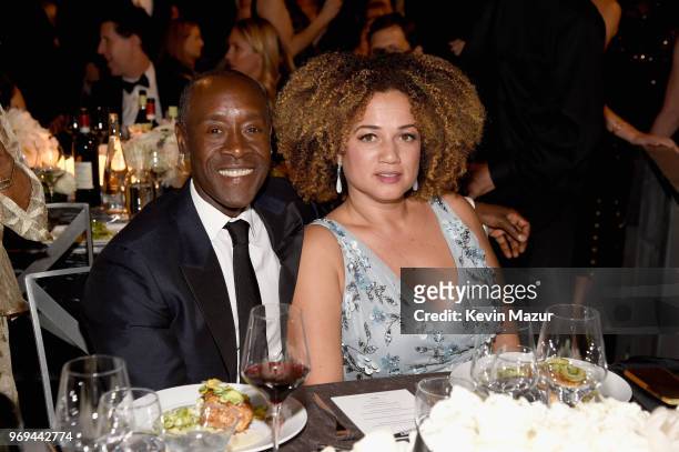 Don Cheadle and Bridgid Coulter attend the American Film Institute's 46th Life Achievement Award Gala Tribute to George Clooney at Dolby Theatre on...