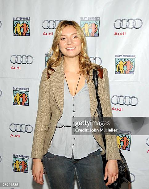 Actress Spencer Grammer attends the Best Buddies International's "Bowling For Buddies" Benefit presented by Audi at Lucky Strike Lanes at L.A. Live...