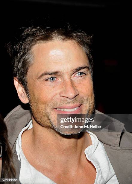 Actor Rob Lowe attends the Best Buddies International's "Bowling For Buddies" Benefit presented by Audi at Lucky Strike Lanes at L.A. Live on...