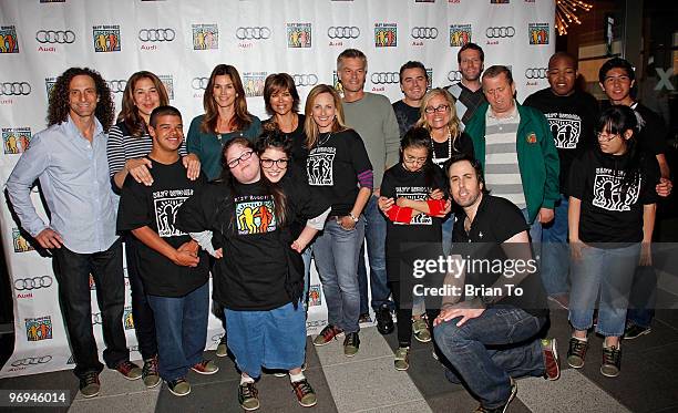 Kenny G, Lyndie Benson, Cindy Crawford, Lisa Rinnia, Marlee Matlin, Harry Hamlin, Christopher Knight, Maureen McCormick, Michael Patrick, Dennis...