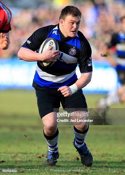 David Wilson of Bath during the Guinness Premiership match between Bath and Worcester at the Recreation Ground on February 20, 2010 in Bath, England.