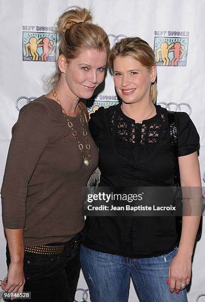 Kristy Swanson and Maeve Quinlan attends the Best Buddies International's 'Bowling For Buddies' Benefit presented by Audi at Lucky Strikes on...