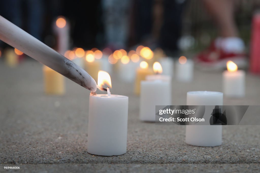 Candlelight Vigil Held For Man Fatally Shot By Chicago Police