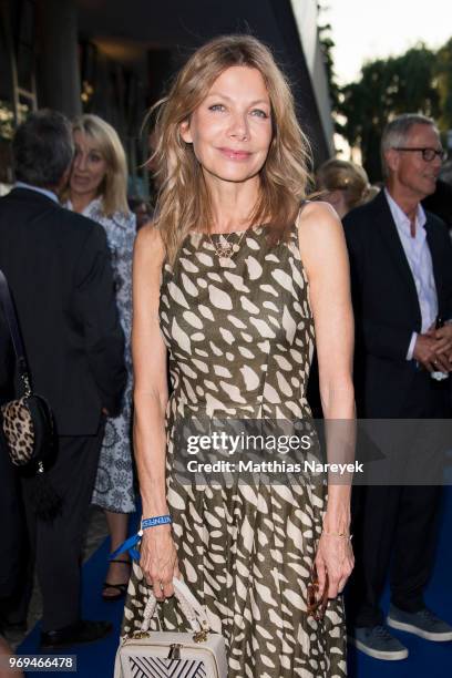 Ursula Karven attends the Summer Party of the German Producers Alliance on June 7, 2018 in Berlin, Germany.