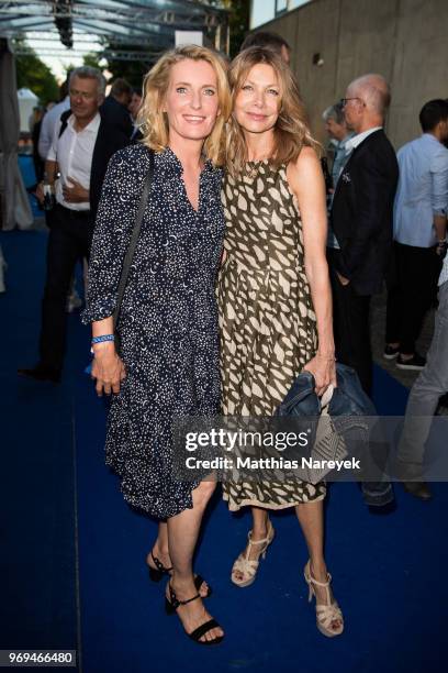 Maria Furtwaengler and Ursula Karven attend the Summer Party of the German Producers Alliance on June 7, 2018 in Berlin, Germany.