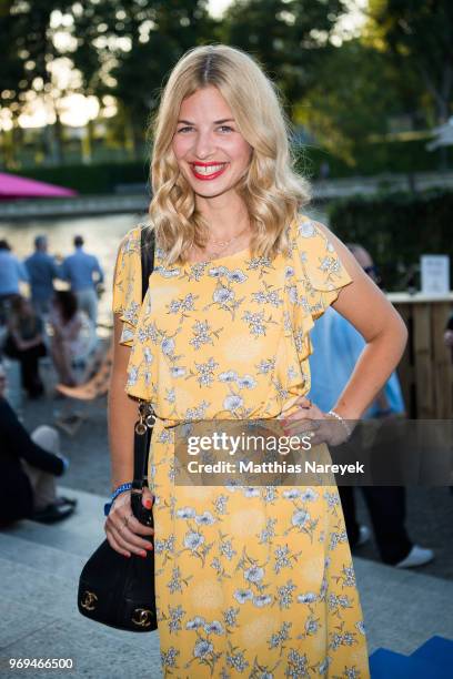 Susan Sideropoulos attends the Summer Party of the German Producers Alliance on June 7, 2018 in Berlin, Germany.