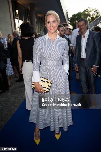 Judith Rakers attends the Summer Party of the German Producers Alliance on June 7, 2018 in Berlin, Germany.