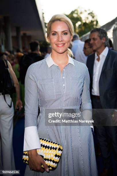 Judith Rakers attends the Summer Party of the German Producers Alliance on June 7, 2018 in Berlin, Germany.