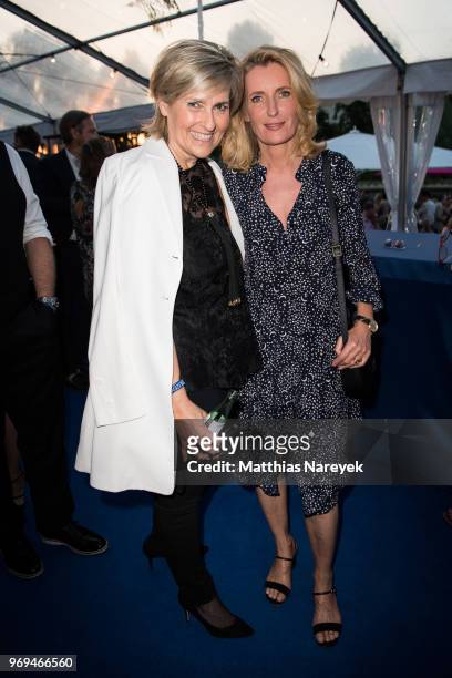 Karola Wille and Maria Furtwaengler attend the Summer Party of the German Producers Alliance on June 7, 2018 in Berlin, Germany.