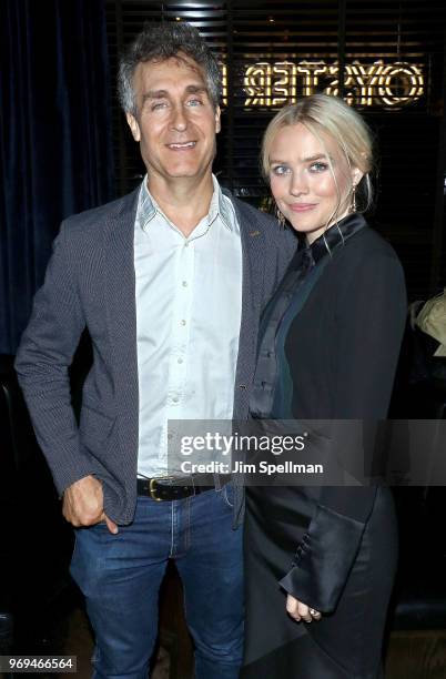 Director Doug Liman and actress Maddie Hasson attend the screening after party for "Impulse" hosted by YouTube at The Roxy on June 7, 2018 in New...