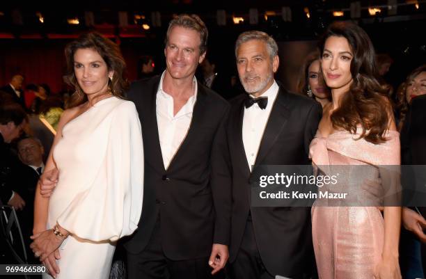 Cindy Crawford Rande Gerber, 46th AFI Life Achievement Award Recipient George Clooney and Amal Clooney attend the American Film Institute's 46th Life...