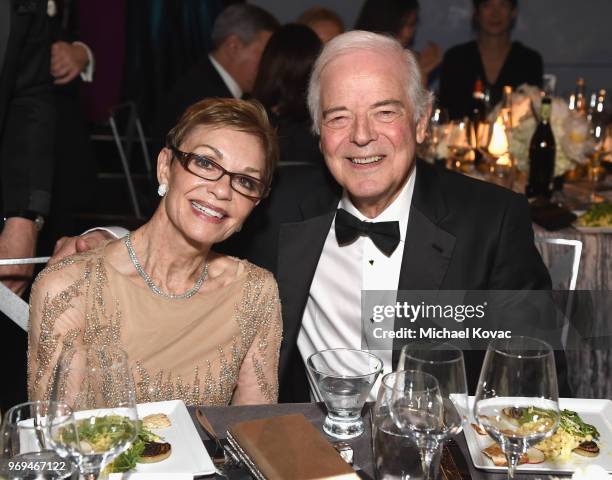 Nina Bruce Warren and Nick Clooney attend the American Film Institute's 46th Life Achievement Award Gala Tribute to George Clooney at Dolby Theatre...