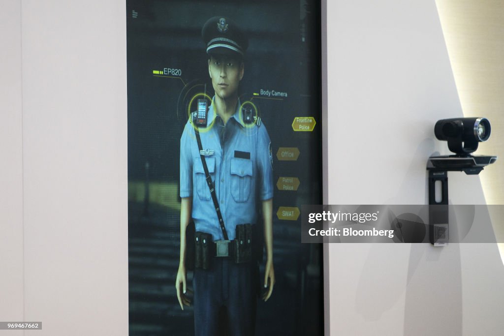 Media Tour Of Exhibition Displays Inside the Huawei Technologies Co. Headquarters