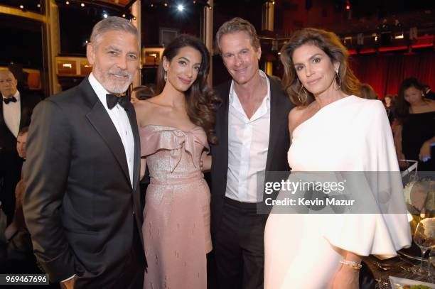 46th AFI Life Achievement Award Recipient George Clooney, Amal Clooney, Rande Gerber, and Cindy Crawford attend the American Film Institute's 46th...
