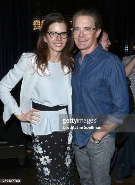 Desiree Gruber and Kyle MacLachlan attend the screening after party for "Impulse" hosted by YouTube at The Roxy on June 7, 2018 in New York City.