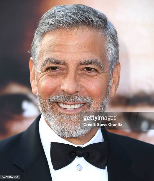 George Clooney arrives at the American Film Institute's 46th Life Achievement Award Gala Tribute To George Clooney on June 7, 2018 in Hollywood,...
