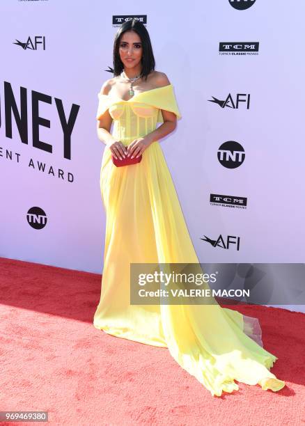 Brazilian influencer Jade Seba attends the 46th American Film Institute Life Achievement Award Gala at the Dolby Theatre in Hollywood on June 7,...