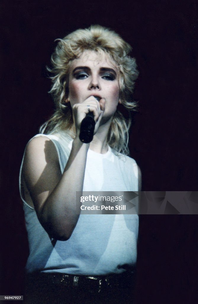 Kim Wilde Performs At The Dominion Theatre In London In 1982