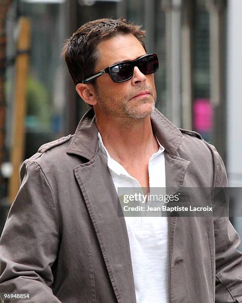 Rob Lowe is sighting on February 21, 2010 in Los Angeles, California.