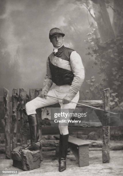 British soldier and jockey Edward Roderic Owen , known as 'Roddy', circa 1890.
