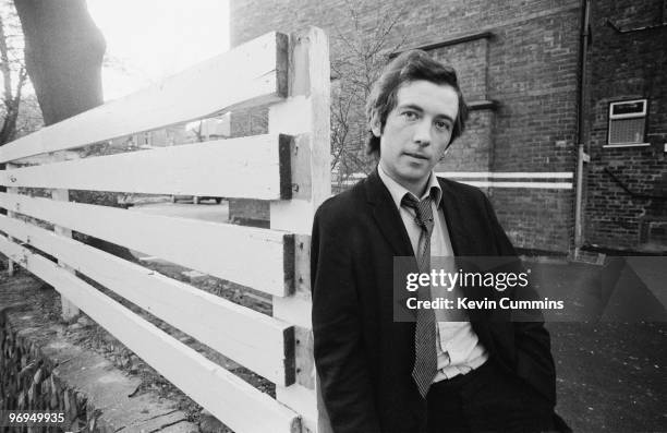 Pete Shelley, singer and guitarist with British punk band the Buzzcocks on May 02, 1980.