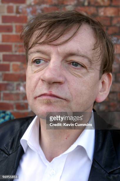 Singer-songwriter of British band The Fall Mark E. Smith on 22 August 2005.