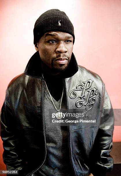 Actor Curtis "50 Cent" Jackson attends the "Twelve" portraits session at Silver Queen Gallery on January 29, 2010 in Park City, Utah.