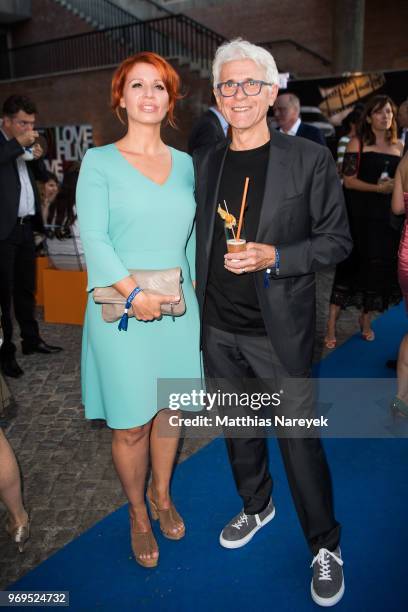 Elisabeth Brueck and Bernhard Henrich attend the Summer Party of the German Producers Alliance on June 7, 2018 in Berlin, Germany.