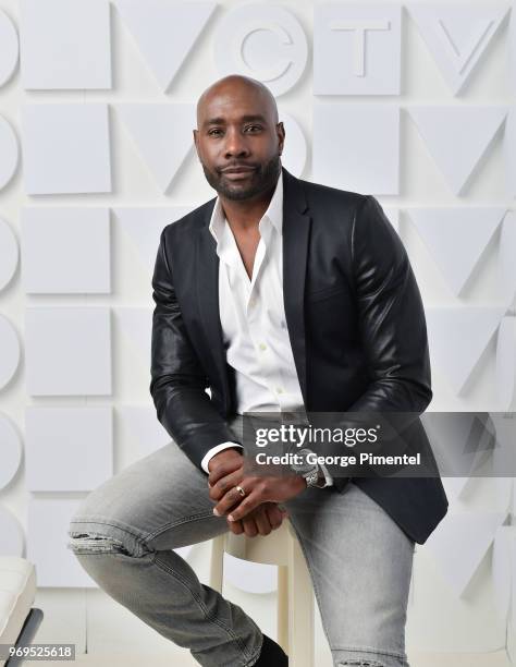 Morris Chestnut poses at the CTV Upfronts portrait studio held at the Sony Centre For Performing Arts on June 7, 2018 in Toronto, Canada.