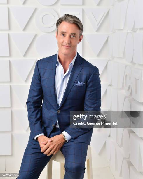 Ben Mulroney poses at the CTV Upfronts portrait studio held at the Sony Centre For Performing Arts on June 7, 2018 in Toronto, Canada.