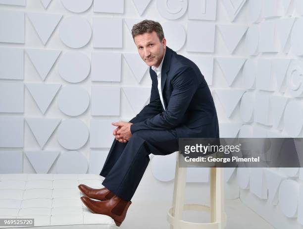 Breckin Meyer poses at the CTV Upfronts portrait studio held at the Sony Centre For Performing Arts on June 7, 2018 in Toronto, Canada.