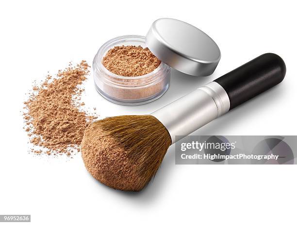 trucco fard - cipria foto e immagini stock