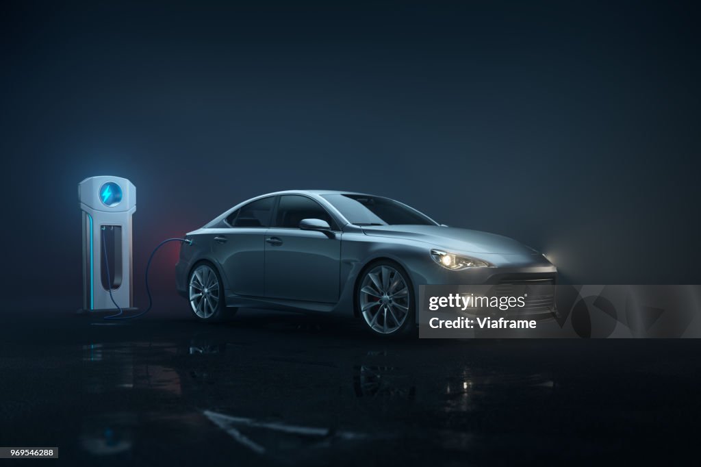 Generic e-car - landscape